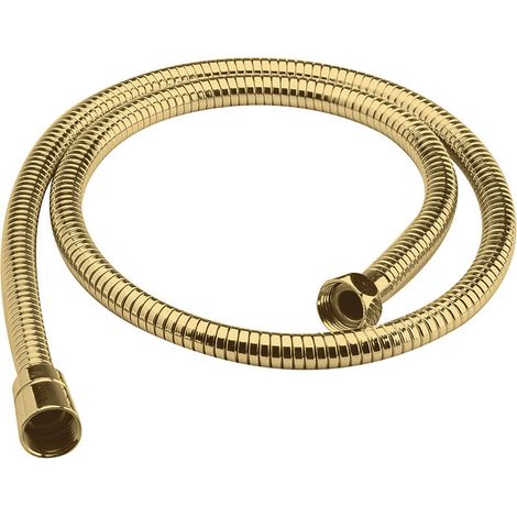 1.5m Shower Hose Flex - Brushed Brass