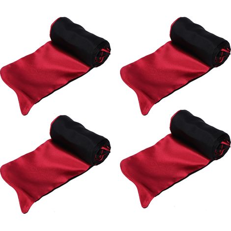 Masque de Nuit en Soie 4 Pièces, Cadeau Saint-Valentin, Cache-Œil 150cm pour un Sommeil Profond (1/5)