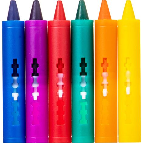 Ensemble de 6 crayons de maquillage pour enfants, peinture lavable hypoallergénique pour le visage et le corps, maquillage sûr et non toxique pour les enfants, idéal pour Halloween, le carnaval, les f (1/5)