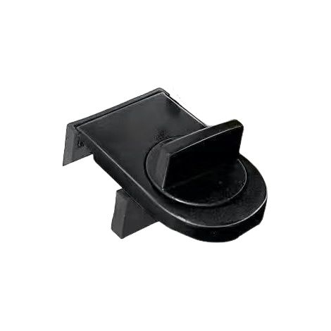 Cierre de seguridad infantil para puertas correderas y puertas y ventanas de cristal correderas (negro, 1 unidad). (1/5)