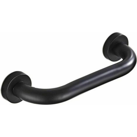 Haltegriffe fürs Badezimmer, Sicherheitsgriff für die Dusche, 30 cm lange, rutschfeste Haltegriffe, geeignet für Badezimmer, Badewanne, Toilette (schwarz) (1/5)