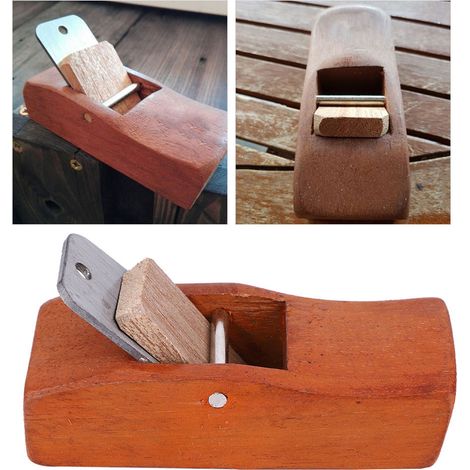 Rabot à bois Mini rabot plat Rabot à dresser les bords Outils à main de menuisier (1/5)