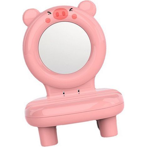 Support de bureau pour téléphone en forme d'animal mignon et réglable, support pour tablette idéal pour la maison, le bureau et les voyages (rose) (1/5)