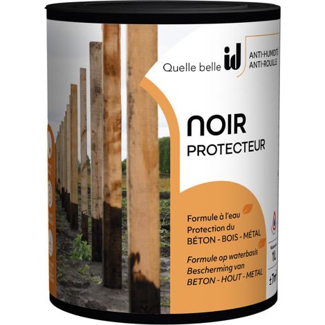 1 L Vernis Bitume - Protection Anti-Humidité et Anti-Rouille - Pour Béton Bois Métal - Phase Aqueuse (1/3)
