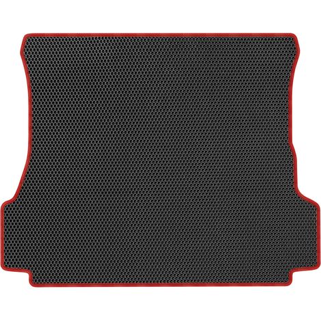 Alfombrilla de maletero de EVA para Ford Focus I Sedán (1999-2004), revestimiento tipo panal de abeja - NEGRA (1/5)