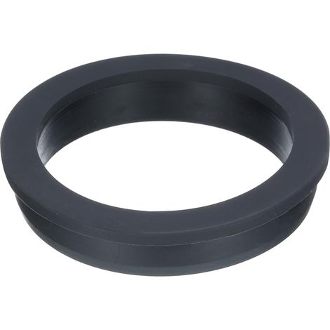 Support D'Œillet En Caoutchouc de Type T Dia 76.3mm ID 65mm Noir (1/5)