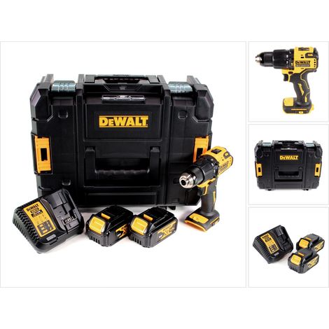 DeWalt DCD 709 M2T Akku Schlagbohrschrauber 18V 65Nm + 2x Akkus 4,0Ah + Ladegerät in TSTAK Box (1/5)