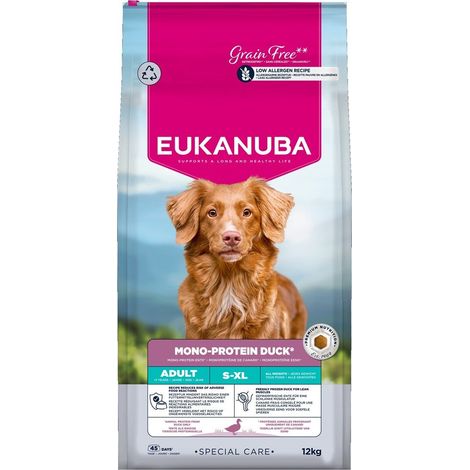 Eukanuba Special Care Mono-Protéine Canard Croquettes pour chien adulte 12 kg