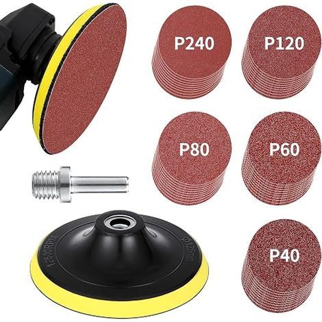 Disques Abrasifs 125 mm Patin de Ponçage M14 (1/5)