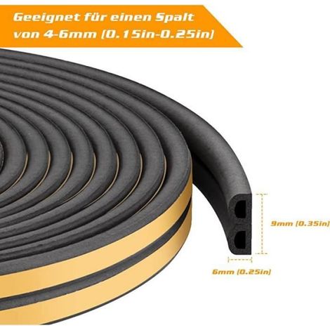 Bande de joint - - 6m - Isolation acoustique - Protection intempéries - Lot de 2 (1/4)
