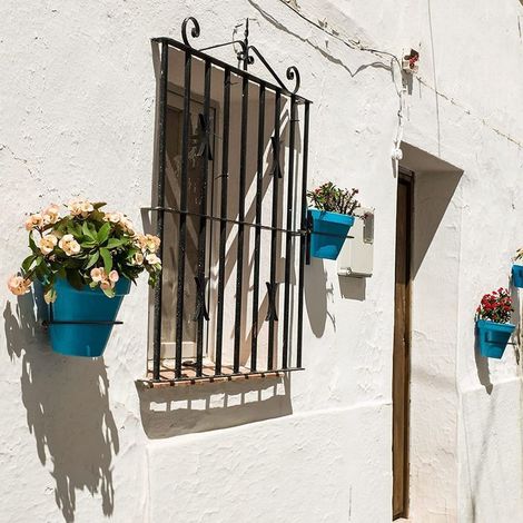 [Serres murales] 3 Porte-serres métal pivotant 6 pouces pour pots de fleurs - Set de 3 avec kit de fixation (1/5)