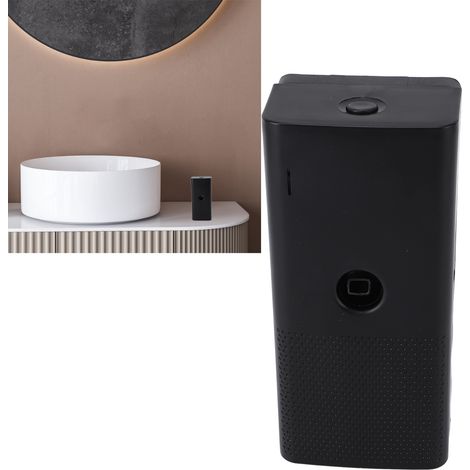Difusor automático de ABS negro para baños sin suministro de agua, con función de temporizador, para aceites esenciales, para uso en el hogar o en hoteles. (1/5)