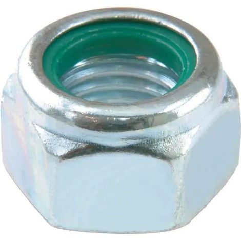 Dado di sicurezza suki 6113019 zincato anello in nylon 100 pezzi
