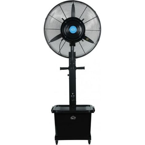 Ventilatore Nebulizzatore Raffrescatore 66 cm con Tanica 41L, 3 Velocità, Altezza 175 cm, 260W 220V, Raffrescatore ad Acqua per Esterni, Eventi, Ristoranti, Bar e Giardini