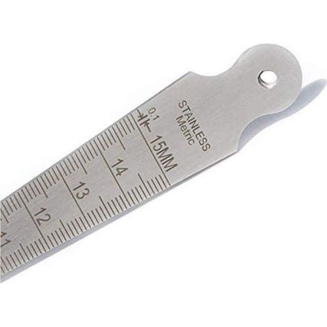 Jauge D Epaisseur Conique - Acier Inoxydable - 1 A 15 Mm - Pour Mesure D Alésages Cylindriques Et Trous - 1 Unite (1/5)