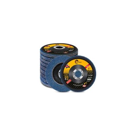 Disque à Lamelles, Lot de10 Disque Lamelles 125MM Abrasif Meuleuse Grain, Disques à Lamelles de Qualité Professionnelle Grain 40/60/80/120, Disque de Ponçage à Compartiments pour Meuleuse (1/5)