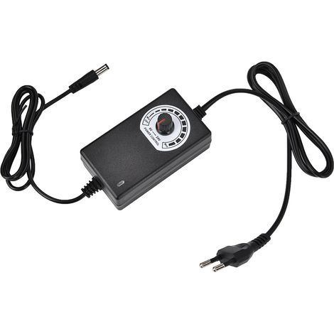 Adaptateur Secteur 9V-24V 1A Réglable pour Moteur, Alimentation Variable 100-240V (Fiche UE)