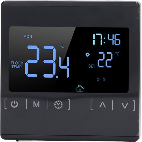 Thermostat numérique programmable à écran tactile intelligent pour sauna domestique, 85 V à 250 V CA (1/5)