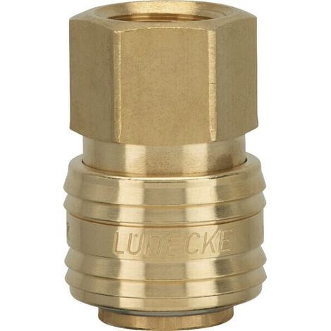 Acoplam. r谩pido hemb. BSP 3/8" L脺DECKE ESA38IR