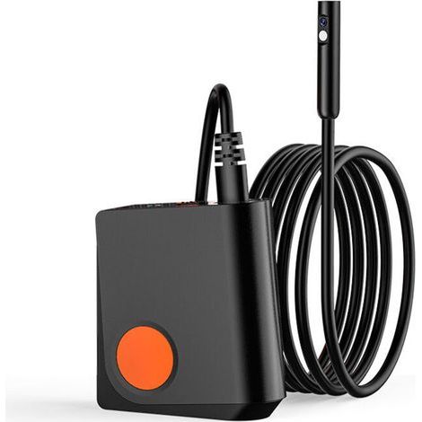 Endoscope sans Fil, caméra d'inspection WiFi, Endoscope étanche, caméra Serpent 8,0 mm, Cordon Semi-Rigide avec 8 + 1 lumières LED, caméra de vidange de Tuyau d'évier pour Smartphone Android,de DEBUNS (1/5)