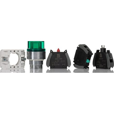 Commutateur sélectionneur RS PRO 2 positions 1 NF / 1 NO, Vis 30mm ( Prix pour 1 )