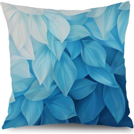 Housse de coussin patio floral, décoration canapé extérieur,45×45cm (1/5)