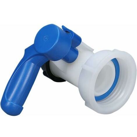 Adaptateur de Réservoir d'eau IBC, Robinet Cuve IBC Adaptateur Universel DN40 62 mm pour Robinet de Vidange, Citerne de Pluie, Bidon