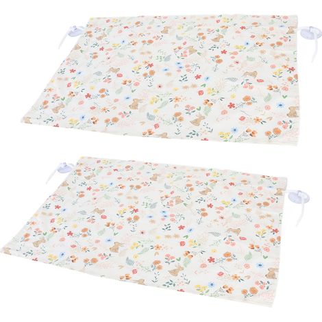 Lot de 2 rideaux pare-soleil simples et réglables pour vitres latérales de voiture, avec ventouses (Type 1). (1/5)