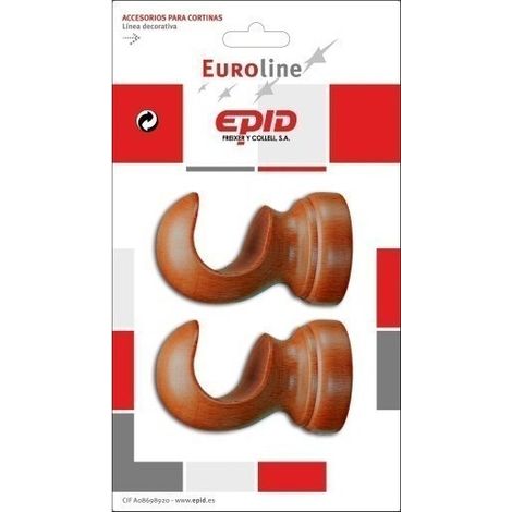 Soporte Barra Cortina 29Mm Techo Madera Avell. Epid