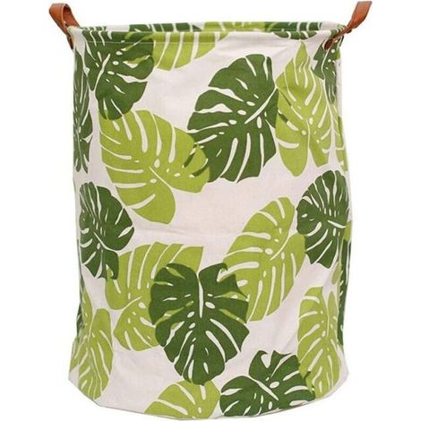Foldable Laundry Basket Canvas Laundry Hamper with Handles Collapsible Bucket for Storage Bins, for Kids, Clothes (1/5)