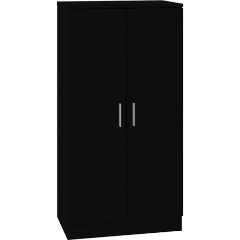 Scarpiera Nera 55x35x108 cm in Legno Multistrato vidaXL (1/5)