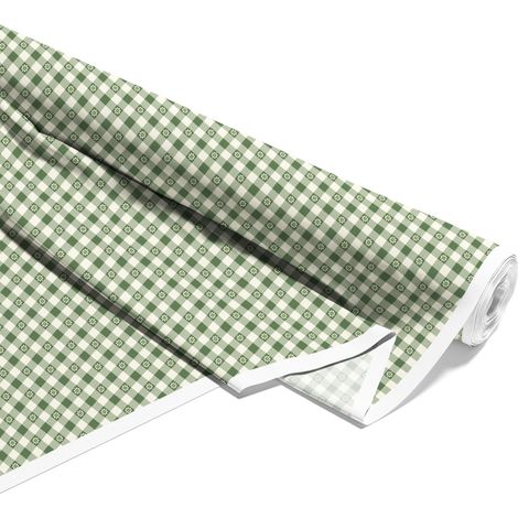 TESSUTI DECORATIVI PER ESTERNI OXFORD - Motivo a quadri con margherite I DX044 (1/5)