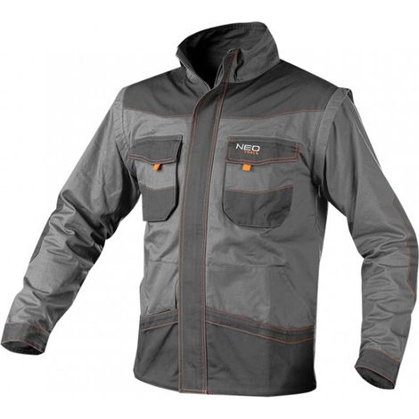 2-in-1-Arbeits-Sweatshirt, 100 % Baumwolle, Größe S (1/5)