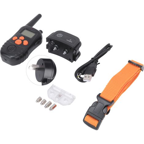 Collier Anti-Abboiement pour Chien - Imperméable, Rechargeable, Collar Vibrant et Sonore - Prise 110-240V (1/5)