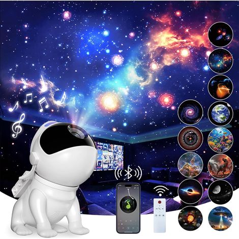 Projecteur Ciel Etoile, Planetarium Projecteur avec 12 Disques, 15 Bruits Blancs, Haut - Parleur Bluetooth (1/5)