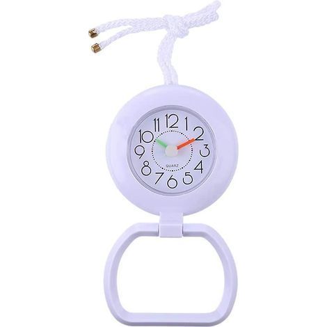 Dhrs étanche horloge murale salle de bain horloge salle de bain horloge cuisine horloge douche horloge ventouse horloge avec anneau de serviette (1/5)