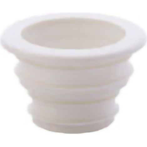 Tappo di chiusura per tubo di scarico della lavatrice, in PP, per uso in cucina, colore bianco.