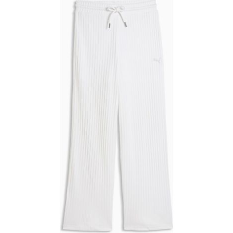 Puma HER Comfort HW Damen-Jogginghose mit weitem Bein, weiß, 69328402, Größe M (1/2)