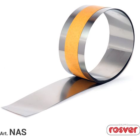 Nastro acciao inossidabile H.50x2M Rosver NAS- Conf.1pz