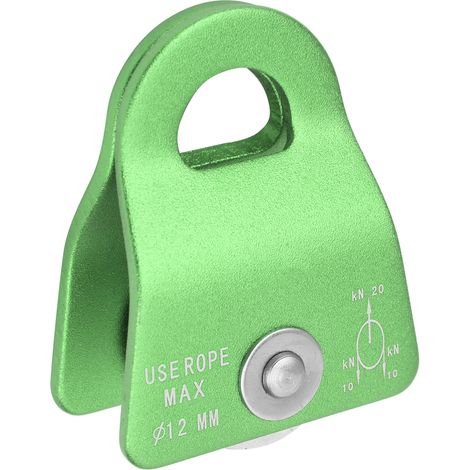 Poulie latérale simple pour équipement d'alpinisme et de randonnée en montagne (1/5)