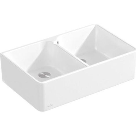 Lavabo doble 80 X 795x500mm Blanco Alpin CeramicPlus VILLEROY & BOCH