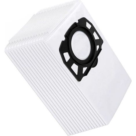Pack of 15 vacuum cleaner bags for Kärcher 2.863-006.0 non-woven filter bags 487 WD4 WD5 WD6 WD5P WD6P Premium MV4 MV5 MV6 for wet and dry vacuum cleaners, (1/5)
