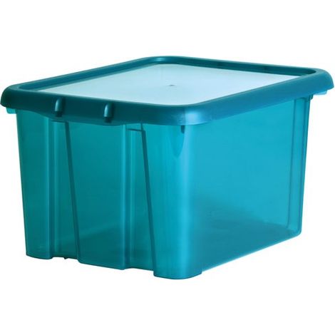 Aufbewahrungsbox Funny Box 30l Blau Türkis Acidulée - Eda