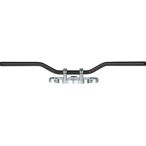 Manillar TRW ZF Black Superbike de acero de 22 mm para motocicletas