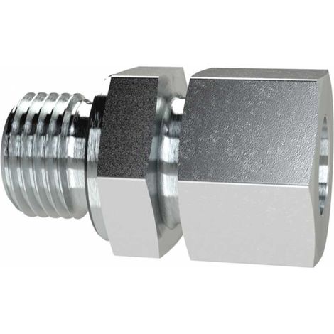 Riegler Gerade Einschraubverschraubung, G 1/8 a., Rohr-Ø 8, Stahl verz., GE188LST (1/3)