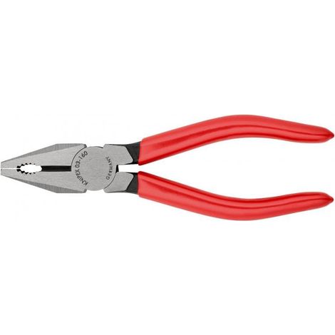 KNIPEX 03 01 160 Pinza universale rivestiti in resina sintetica atramentata nera 160 mm (1/4)