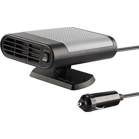 CSPARKV Autoheizung, tragbare 12-V-150-W-Heizung mit 2-in-1-Heizung und Kühlung für schnelles Aufheizen, Auftauen und Beschlagen, Kfz-Windschutzscheibenventilator im Zigarettenanzünder