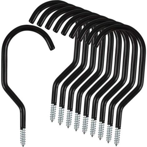 Set di 10 ganci porta biciclette in acciaio inox (1/5)