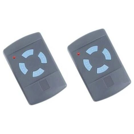 2PACK Télécommande de Garage Sdre HSM4 868 MHz avec 4 Boutons Couleur Bleue Remplacer Les émetteurs Hormann 868 MHz HS4 HSM2 HSP4 868 HS1 868 Tubauto HSM4 868 Tubauto HS4 868Fréquence AIPERQ