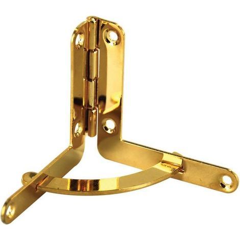 Steel hinges for furniture – brass finish – height 30 mm – width 33 mm – hinge plate height 5.1 mm